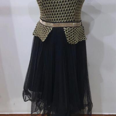 پیراهن شب زنانه تور مدل عروسکی