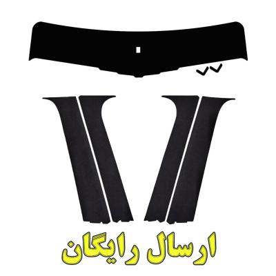 مجموعه 5 عددی بر چسب ستون و آفتابگیر پژو 206 و 207 و رانا (ارسال رایگان)