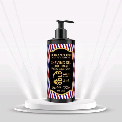 ژل اصلاح طلایی باربر فورس وان 500 میل کد 120