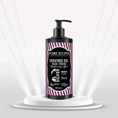 ژل اصلاح نقره ای باربر فورس وان 500 میل کد 120