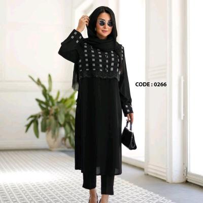 مانتو مشکی مجلسی.موجودی بگیرگل من