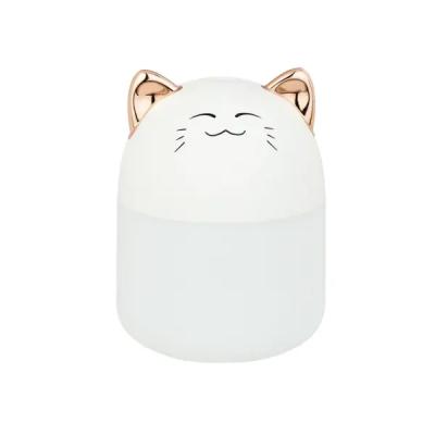 دستگاه بخور سرد H2O مدل YMJ-M8 طرح گربه - سفید