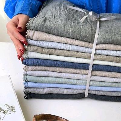 شال نخی کنفی حاشیه گیپور مزونی ارسال رایگان