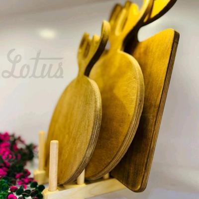 استند بشقاب سه خونه