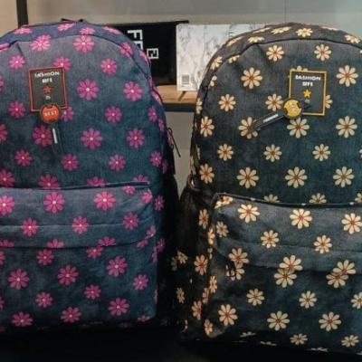 کیف کوله پشتی گل بابونه (45*35) 