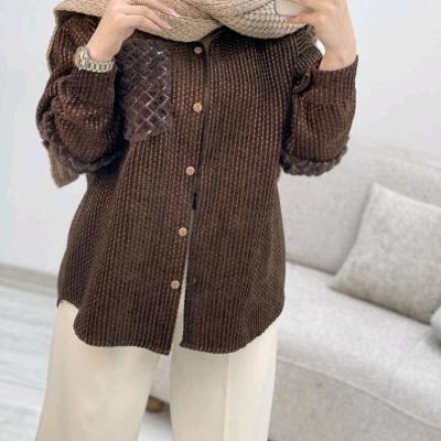 شومیزپشمی ملین جنس شانل کوک دوزی