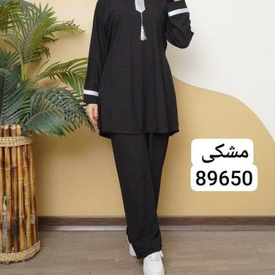 تونیک وشلوار سایز بزرگ کریشه از 48تا60