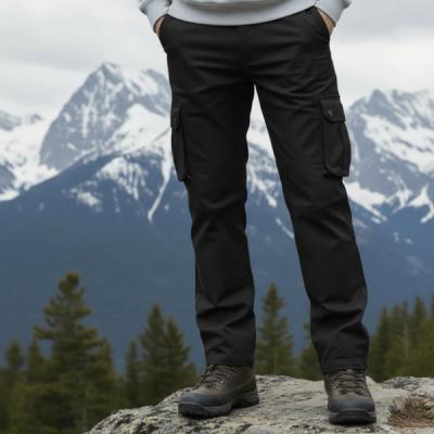 شلوار شش جیب کارگو مردانه رنگ مشکی