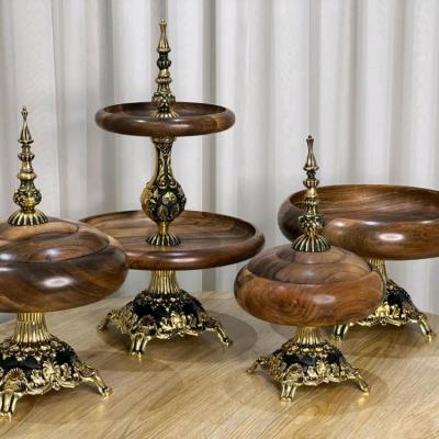 سرویس 4تیکه چوب گردو