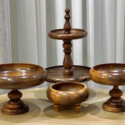 سرویس پذیرایی چوب گردو شکلاتی