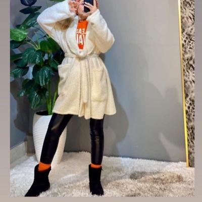 مانتو مدل حوله ای جنس تدی درجه یک