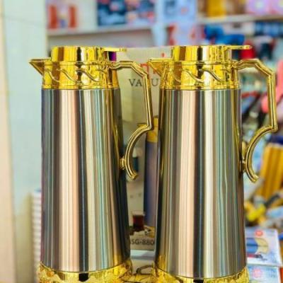 فلاسک استیل 2 لیتری با درب طلایی ترکیبی از کیفیت و زیباییارسال پس کرایهt