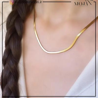 مشخصات و خرید زنجیرماری 2میل 60 سانت طلایی کد0089