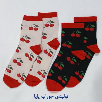 جوراب دخترانه پک 6عددی گیلاس