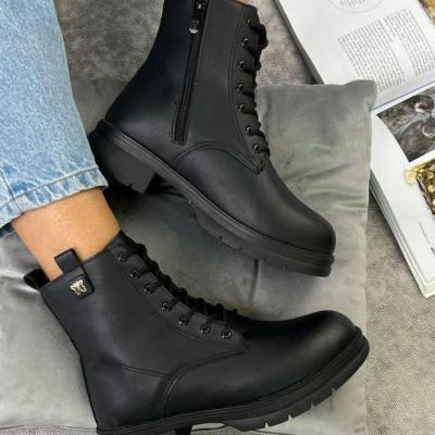 نیم بوت زنانه بندی مدل پروانه رنگ مشکی سایزبندی 37 تا 40