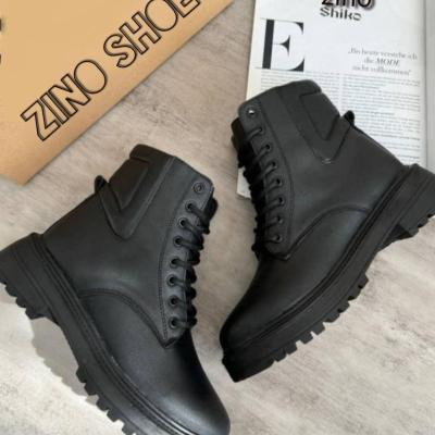 نیم بوت زنانه ساق داربندی مدل ویتا رنگ مشکی سایز بندی 37 تا 40