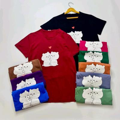 تیشرت قواره نرمال نخ پنبه زنانه