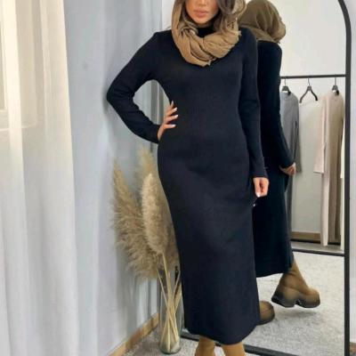 ماکسی یقه اسکی بافت