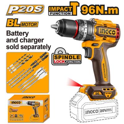 دریل ضربه‌ای شارژی 20 ولت اینکو مدل CIDLI209681