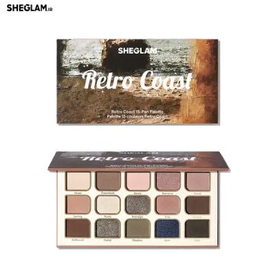 پالت سایه 15 رنگ شیگلم مدل Retro coast