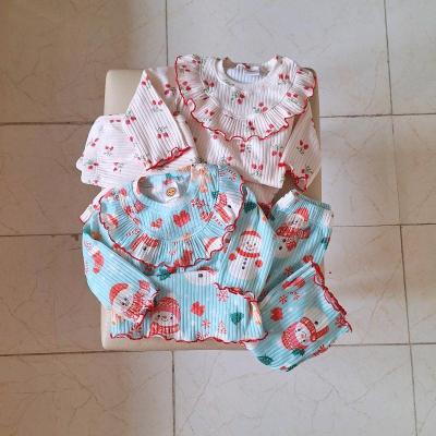 ست بلوز شلوار دخترانه پنبه ریلی