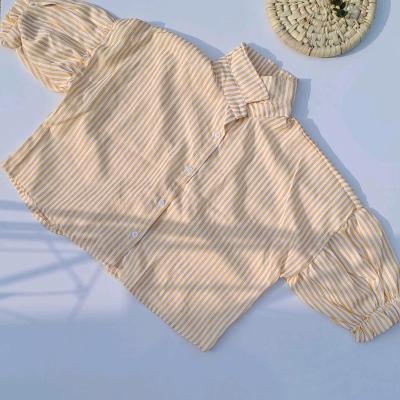 کراپ آستین پفکی