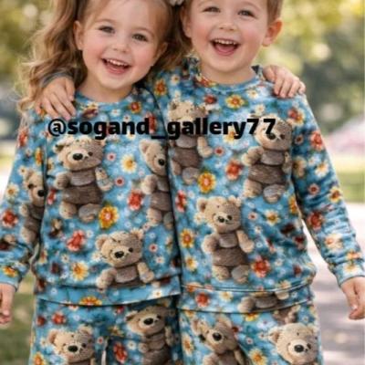 ست دخترانه ست پسرانه ست اسپرت ست بچگانه ست مخمل سه بعدی