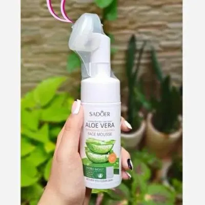 فوم براشدار آلوئه ورا سادور ( فوم شستشوی صورت براش دار ضد جوش )