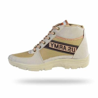 نیم بوت مردانه مدل البرز زیپ دار (رنگ کرم)