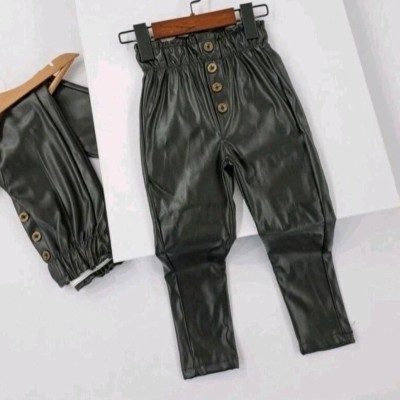 شلوار چرم مام استایل دخترانه چرم واکسی