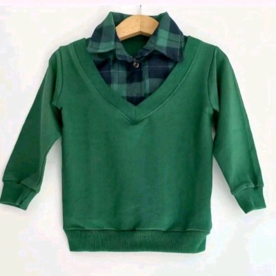 بلوز یقه‌دار پسرانه - جنس: پنبه دورس با کیفیت ع