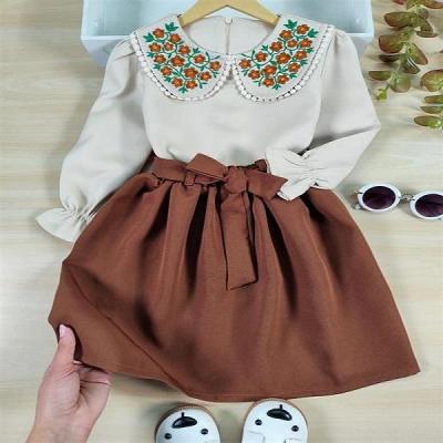 کراپ دامن گلدوزی گلسا