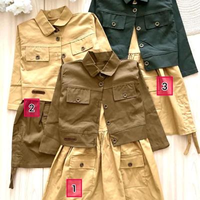 کت سارافن کتان دخترانه