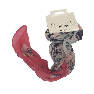 مینی اسکارف برند آی ام I am دستمال سر و گردن58*58ساتن برند آلمان