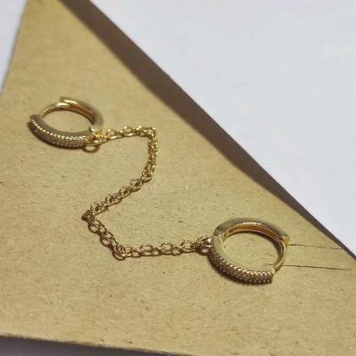 گوشواره بخیه مدل تک گوش