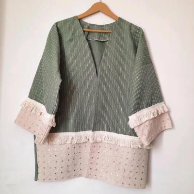 مانتو کتی زنانه لنین مدل اینه کاری