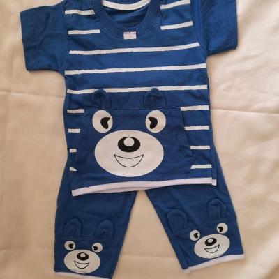 ست تیشرت شلوار پسرانه راه راه