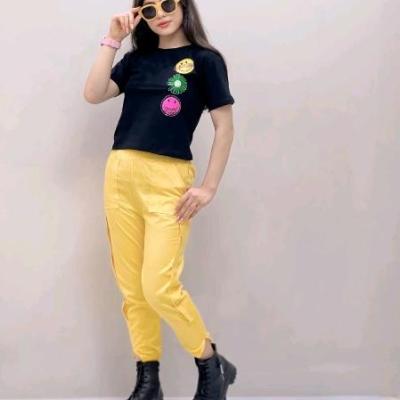 کراپ وشلوار دخترانه