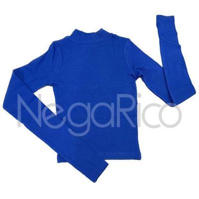 کراپ کبریتی یقه ایستاده آستین بلند