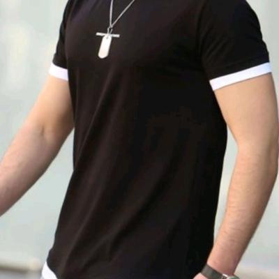 تیشرت مردانه مشکی برند مادمکست متریال ترک