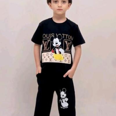 بلوزو شلوارک راحتی پسرانه