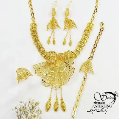 سرویس آویز مجلسی مشابه طلا کد 18808