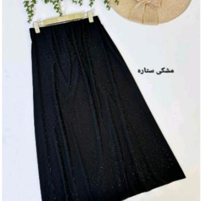 دامن مشکی ریون کد محصول 1333