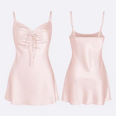 لباس خواب ساتن کوتاه کد 1910