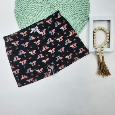 شورت پادار زنانه دوخرگوش مشکی کد 10059