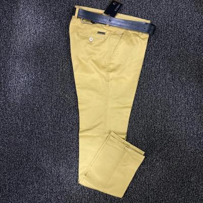 شلوار کتان کلاسیک مردانه عسلی با سایزبندی 42 تا 54