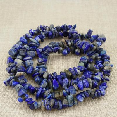 ریسه سنگ لاجورد شکسته (طول ریسه 40 سانتیمتر است)