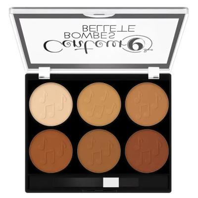 پالت کانتور خشک 6 رنگ سون کول Sevencool