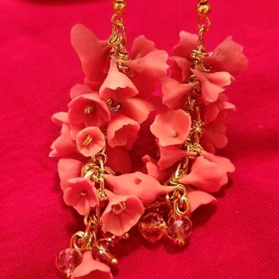 گوشواره خوشه گل