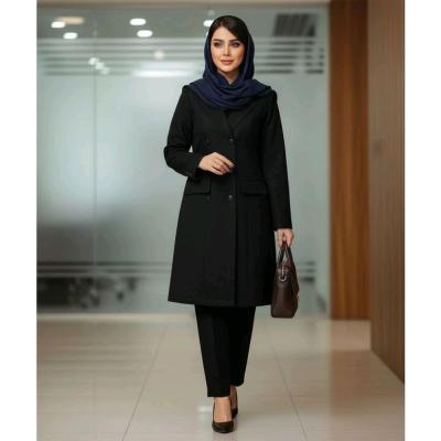مانتو اداری 6 دکمه پرشیا زنانه دخترانه مناسب 36 تا 52
